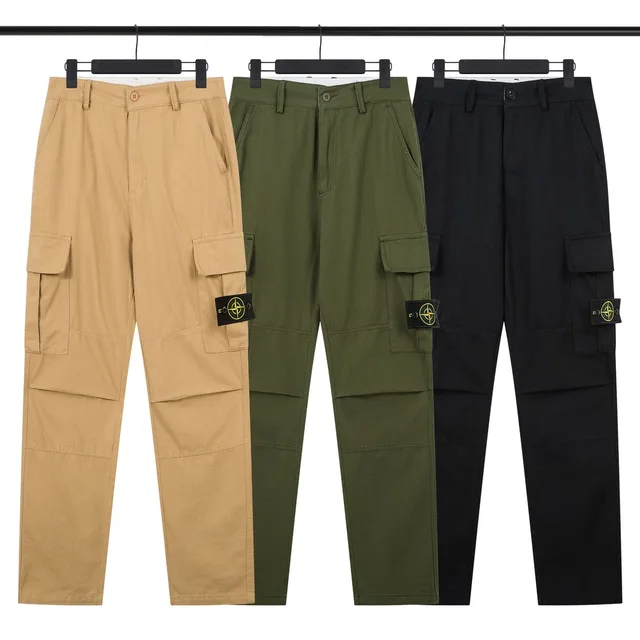 Pantalón cargo de gabardina