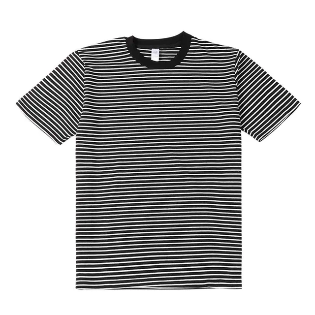 Remera rayada manga corta