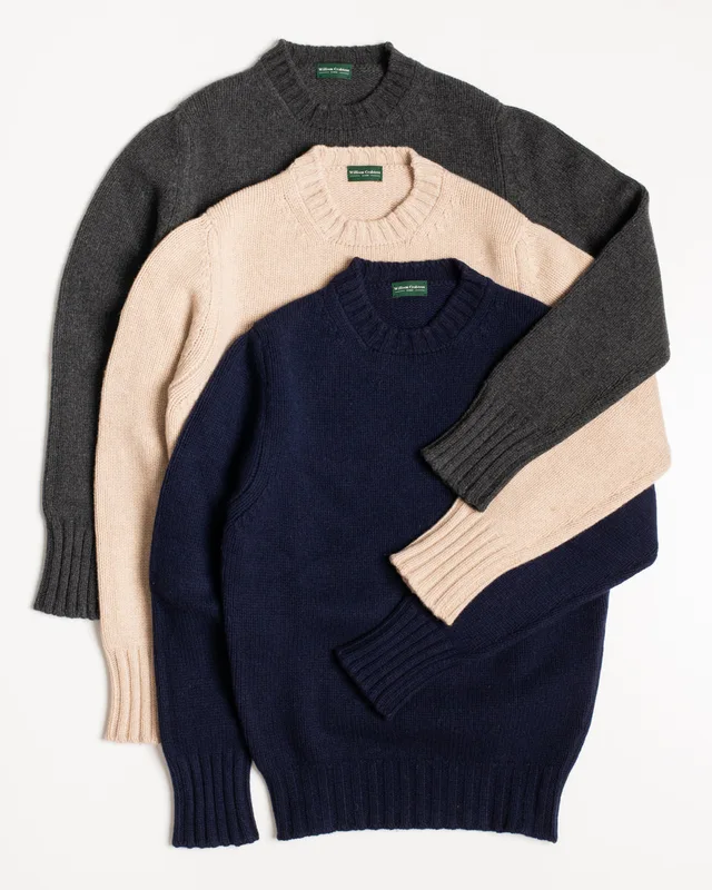 Sweater de lana cuello redondo