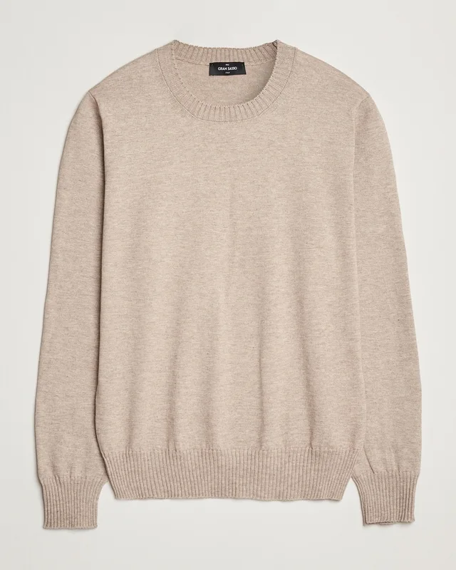 Sweater de lana cuello redondo